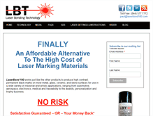 Tablet Screenshot of laserbondingtech.com